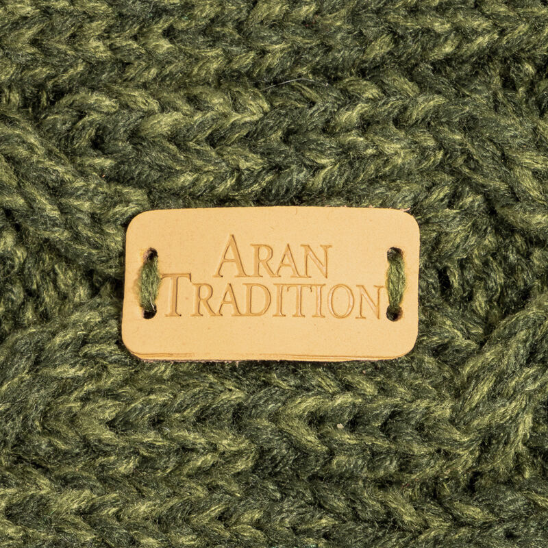 Aran Traditions Gift Set - Tammy Hat and Snood, Dark Green Colour